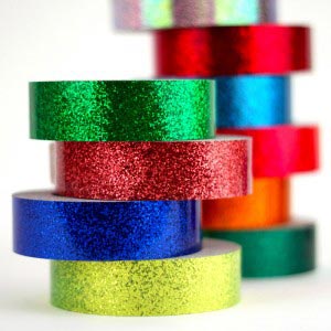 Glittering Sparkle Tape, for Decoration, Feature : Heat Resistant, Long Life