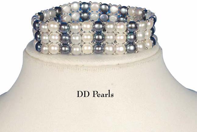 Multi Color Pearls Bracelet