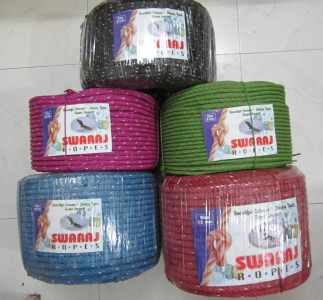 Swaraj Monofilament Rope, Color : Red, Green, Blue white Yellow, Violet