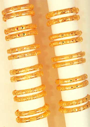 Gold Bangles - 02