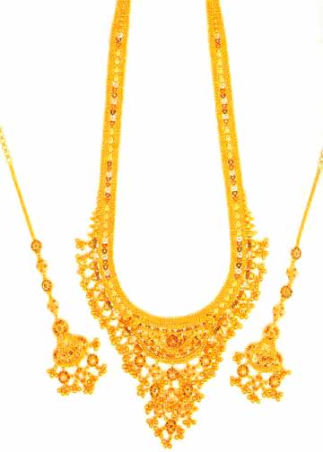 Gold Necklace Set GNS - 01