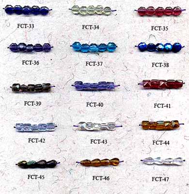 Faceted Glass Beads Fcb - 001