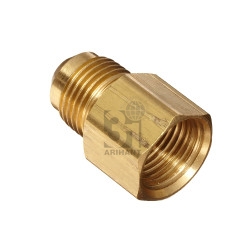 Brass Compression to Flare Adapter