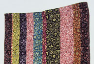 Multi colouered jaquard shawl