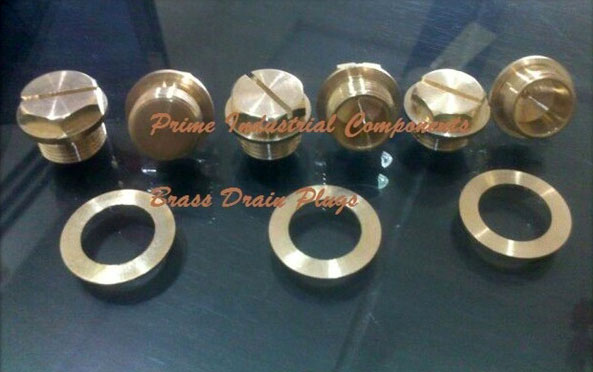 Brass Drain Plug, for Automobile, Industrial, Size : 13x19, 16x18, 16x21