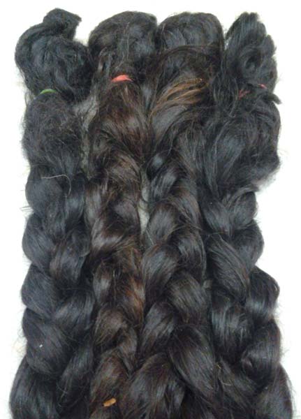Black Raw Hair, for Parlour, Style : Curly