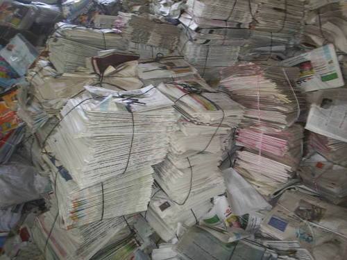 newspaper waste
