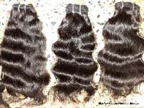 machine weft curly hair