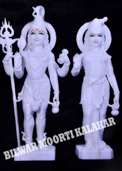 Marble Shiva Parvati Statue At Best Price In Jaipur Bilwar Moorti Kalakar