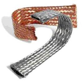 Flat copper braid