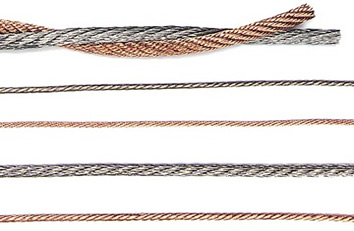 Round Copper Braid Stranded Rope