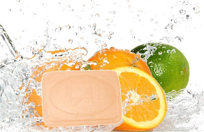 100gm Orange Bath Soap, Packaging Type : Paper Box