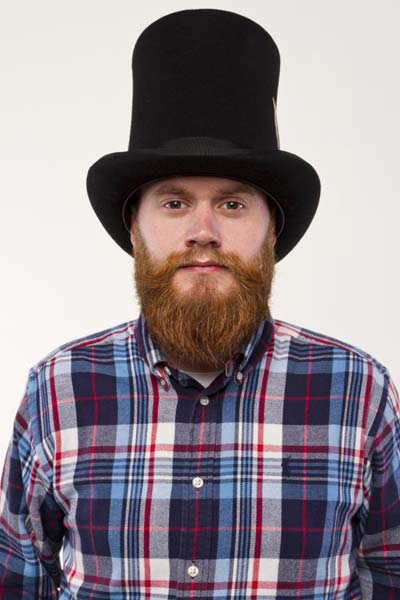 Mens Wool High Top Hat (8 inch)