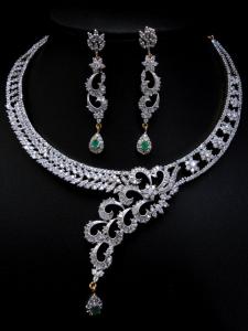 Kohinoor Fashions Cz Necklace