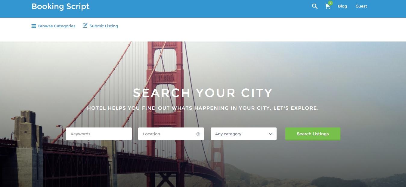 Hotel & Restaurant Search Script