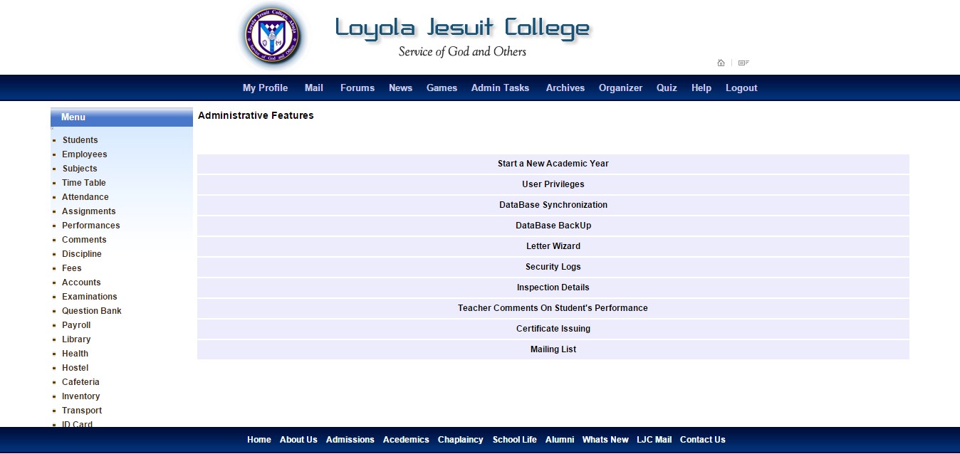 Php Based School ERP