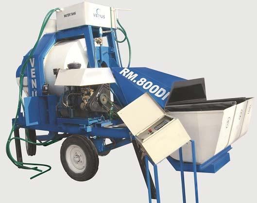 Reversible Mixer with Diesel Engine