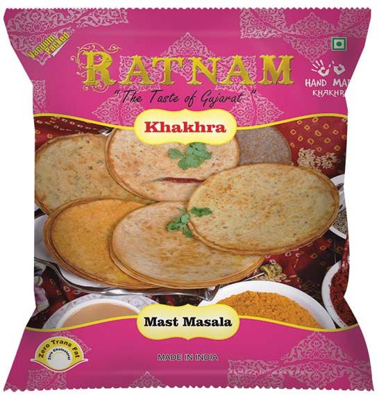 Ratnam Masala Khakhra, Taste : LIGHT SPICY