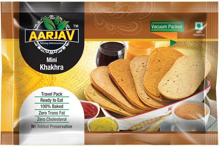 Aarjav Mini Khakhra Plain, Taste : Normal
