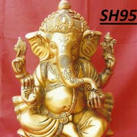 Brass Ganesh Statue