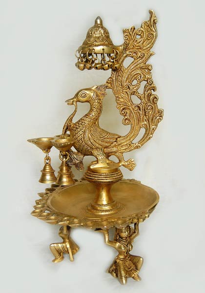 Brass Stand Diya