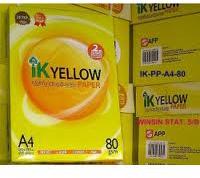 Ik Yellow A4 Copy Paper 80gsm/75gsm/70gsm