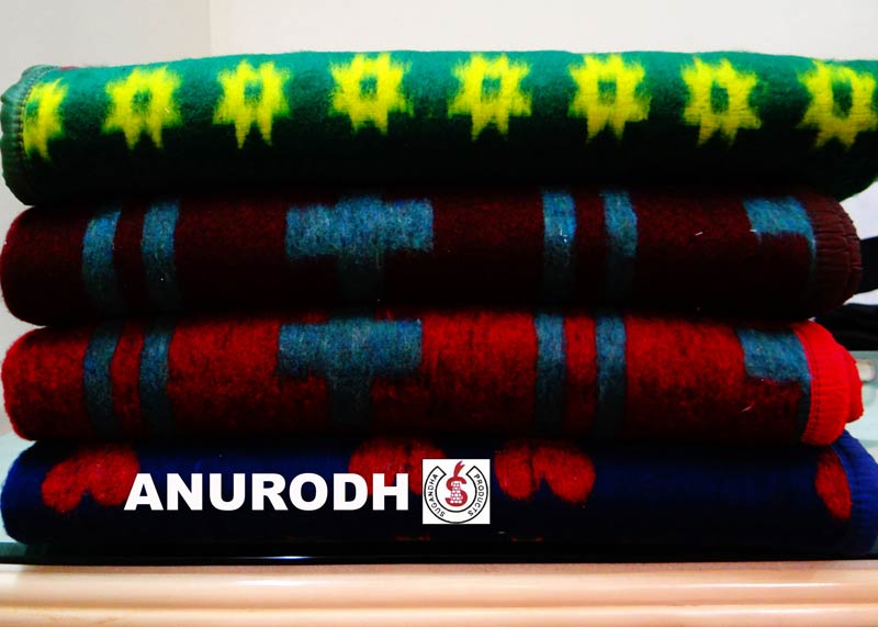 ANURODH Acrylic Woolen Blankets