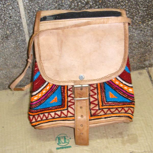 Mojari exporters Embriodry Leather Handbags