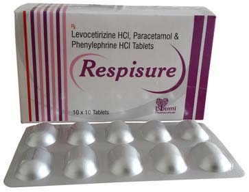 Levocetirizine Paracetamol Phenylephrine HCL