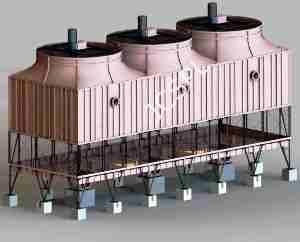 FRP Multi Cell Cooling Towers, for Industrial use