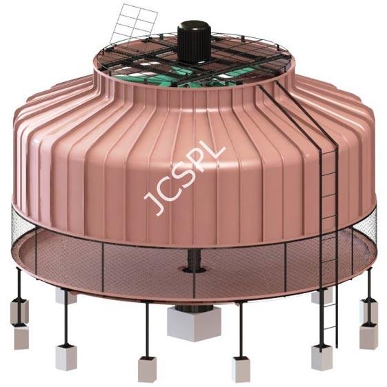 FRP Round Type Cooling Tower, for Industrial use