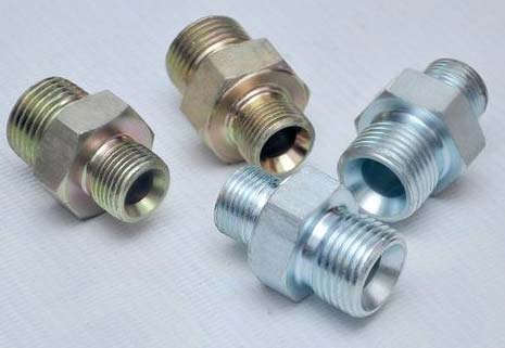 Coated Metal Hydraulic Nipples, Technics : Non Forged, Feature : Anti Sealant, Durable, Fine Finished