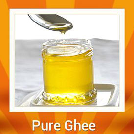 Pure Ghee, for Cooking, Packaging Type : Glass Jar, Plastic Jar, Plastic Packet, Tin