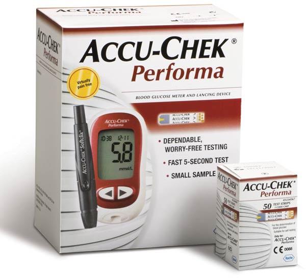 Accu Chek Performa Kit Test Strips 50 Pack Manufacturer In