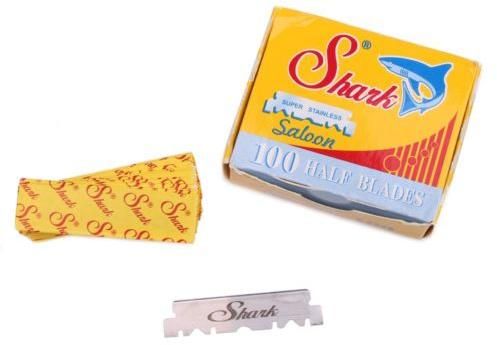 Shark Single Edge Razor Saloon Half Blades Super Stainless