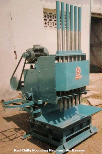 Electric Manual Red Chilli Pounding Machine