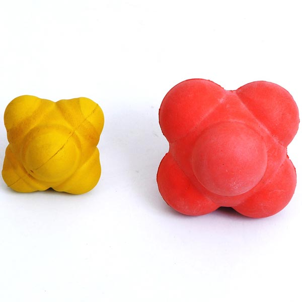 Rubber Reaction Balls, Color Red, Yellow RK Mahajan Exports
