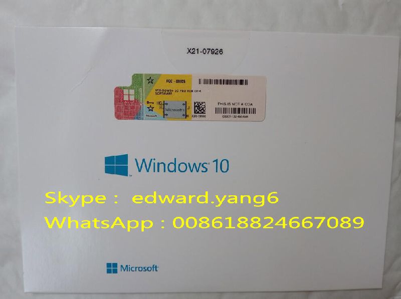 Windows 10 Pro Win 10 Professional License Key Code Coa Sticker