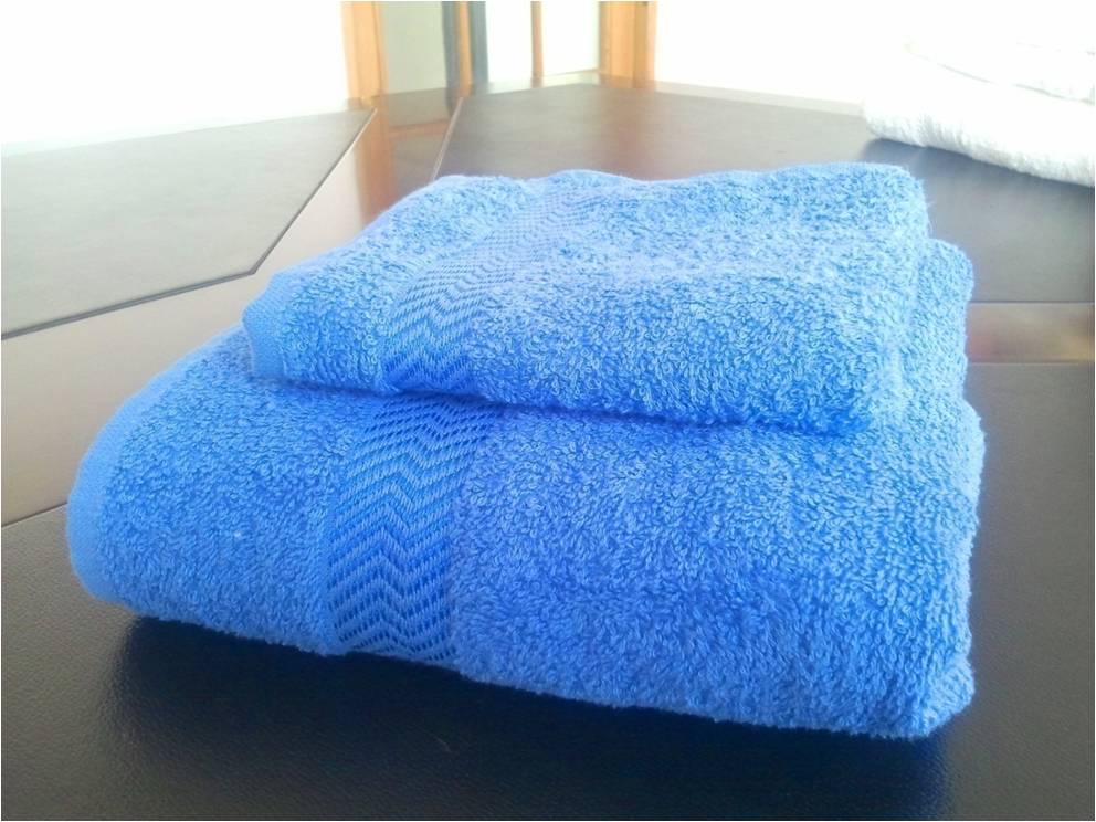 Solid Dyed Jacquard Sheared Towels