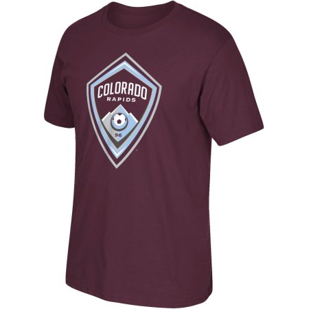 MLS Colorado Rapids Mens Oversized Logo Short Sleeve Tee