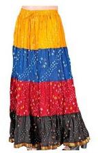 Bhandhej Multi Colour Long Skirt