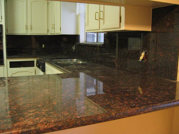 Tan Brown Granite Kitchen Counters