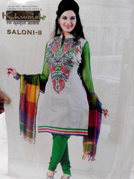Cotton Dress Material with Fancy Dupatta