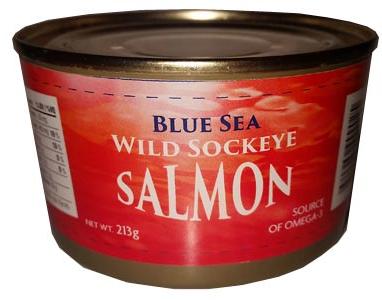 Canned Wild Pacific Sockeye Salmon