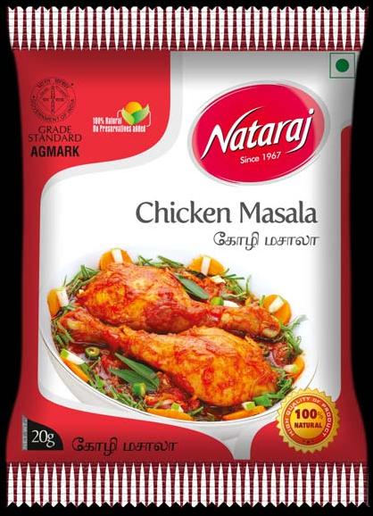Nataraj Chicken Masala, Color : red