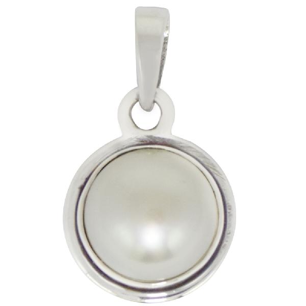 Pearl Gemstone 925 Sterling Silver Pendant