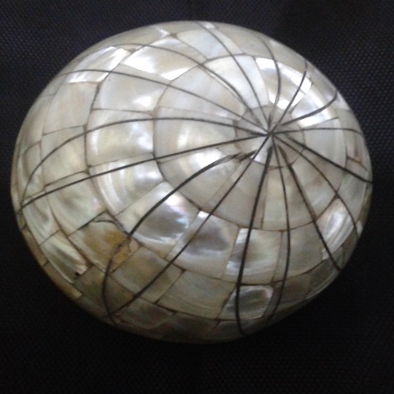 Round Mother Of Pearl Decorative Ball, Size : 10mm