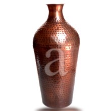 Iron Hammered Vase