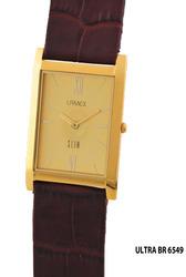 Mens Golden Square Dial Watch