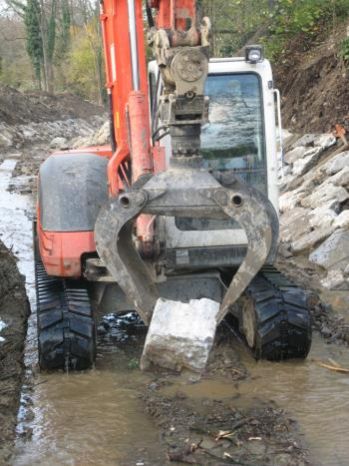 BG8 Excavator Hydraulic Grab
